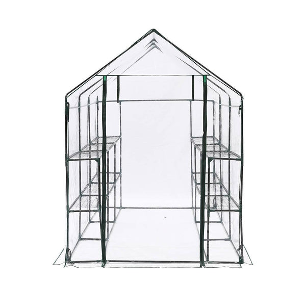 3 Tier Walk In Greenhouse Garden Shed PVC Cover Film Tunnel Green House Plant Deals499
