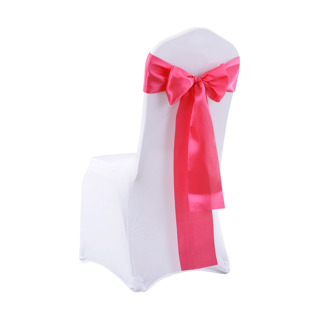 20x Satin Chair Sashes Cloth Cover Wedding Party Event Decoration Table Runner Deals499