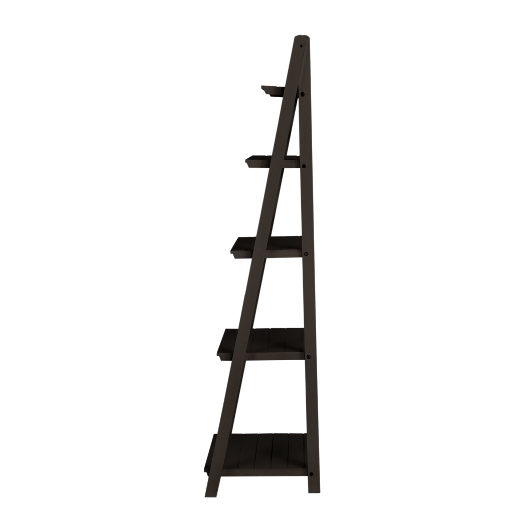 Levede 5 Tier Ladder Shelf Stand Storage Book Shelves Shelving Display Rack Deals499