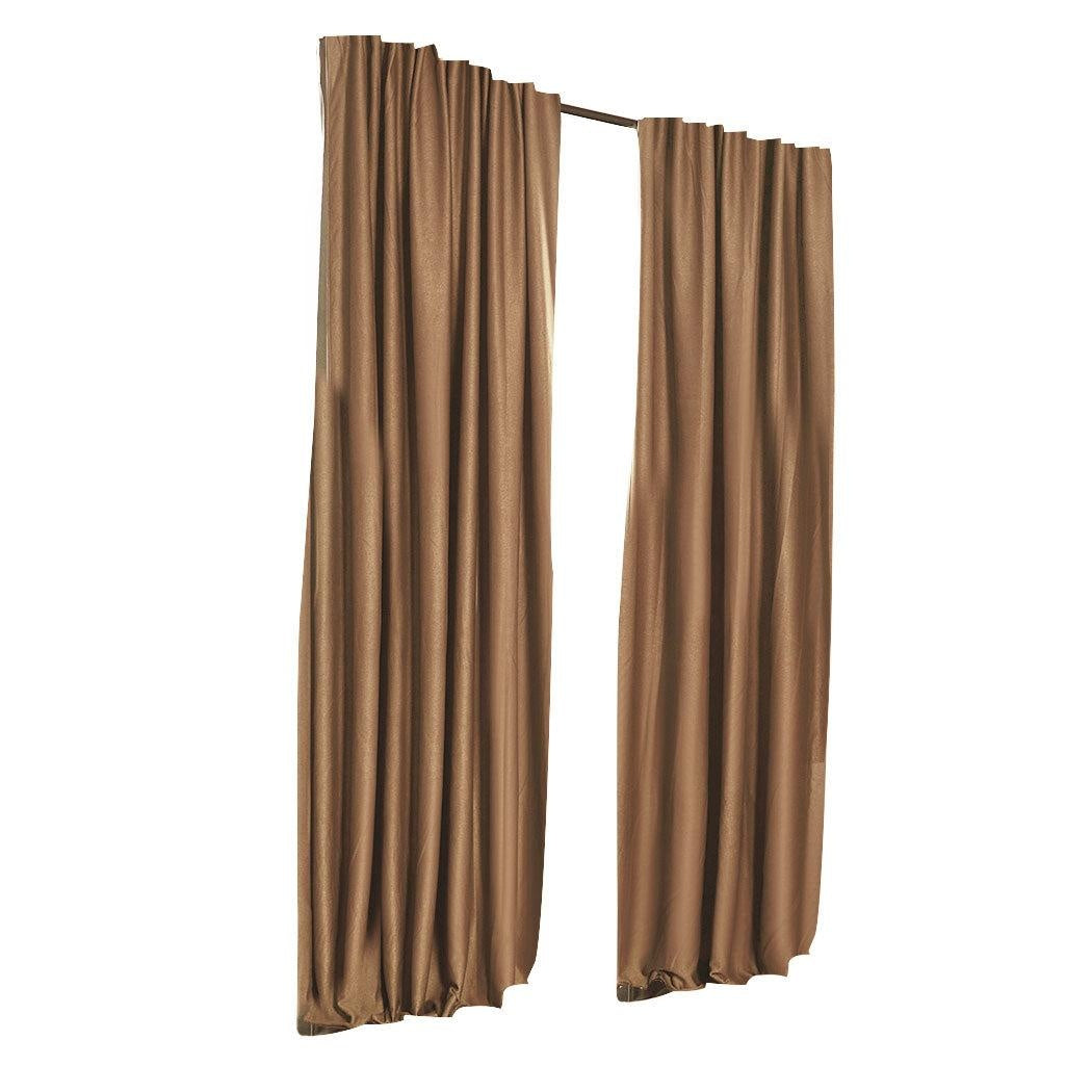 2X Blockout Curtains Curtain Blackout Bedroom 180cm x 230cm Mustard Deals499