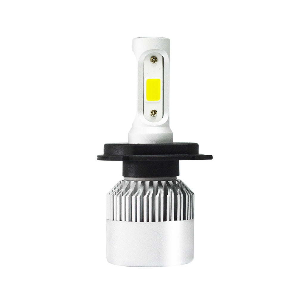 72W 9000LM H4 HB2 LED Headlight Kit Hi/Lo Beam Globe Bulbs 6500K White Deals499