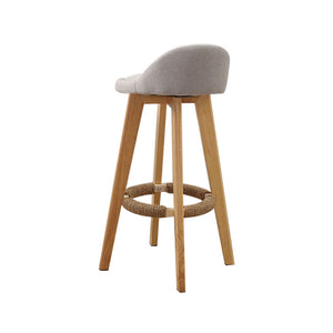 2x Levede Fabric Swivel Bar Stool Kitchen Stool Dining Chair Barstools Lime Deals499