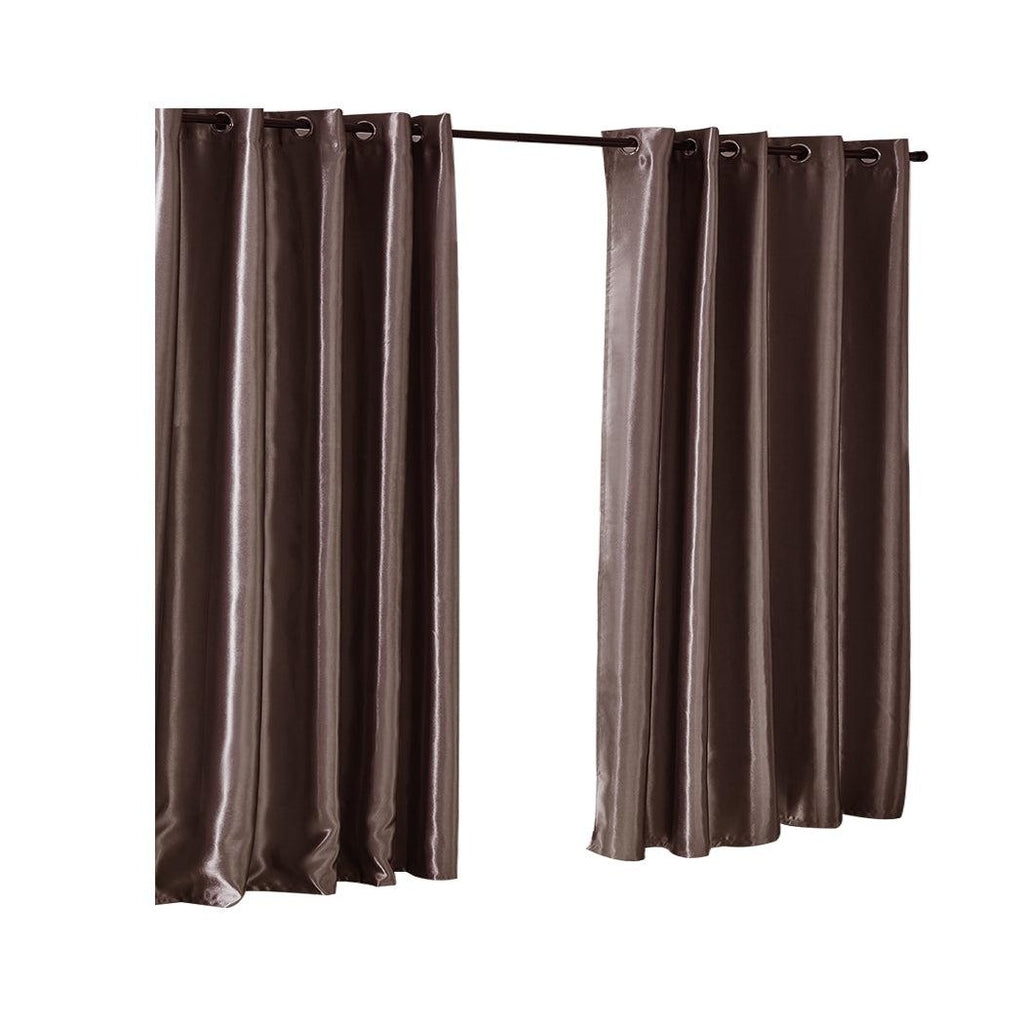 2X Blockout Curtains Blackout Curtain Bedroom Window Eyelet Taupe 300CM x 230CM Deals499