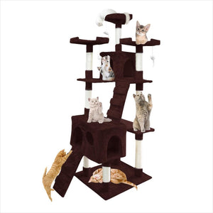 PaWz 1.8M Cat Scratching Post Tree Gym House Condo Furniture Scratcher Tower Deals499