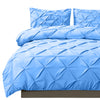 DreamZ Diamond Pintuck Duvet Cover Pillow Case Set in Full Size Deals499