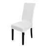8x Stretch Elastic Chair Covers Dining Room Wedding Banquet Washable White Deals499