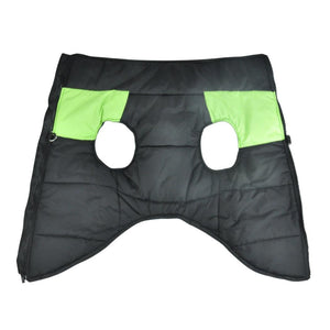 PaWz Dog Winter Jacket Padded Waterproof Pet Clothes Windbreaker Vest 3XL Green Deals499