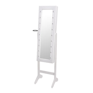Levede Mirror Jewellery Cabinet Dressing Makeup Jewelry Storage  Organiser Wood Deals499