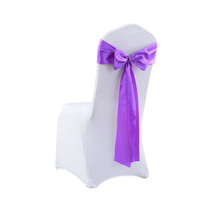 20x Satin Chair Sashes Cloth Cover Wedding Party Event Decoration Table Runner Deals499