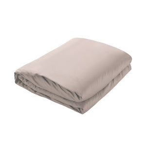 DreamZ 121x92cm Cotton Anti Anxiety Weighted Blanket Cover Protector Beige DreamZ