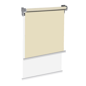 Modern Day/Night Double Roller Blinds Commercial Quality 150x210cm Cream White Deals499