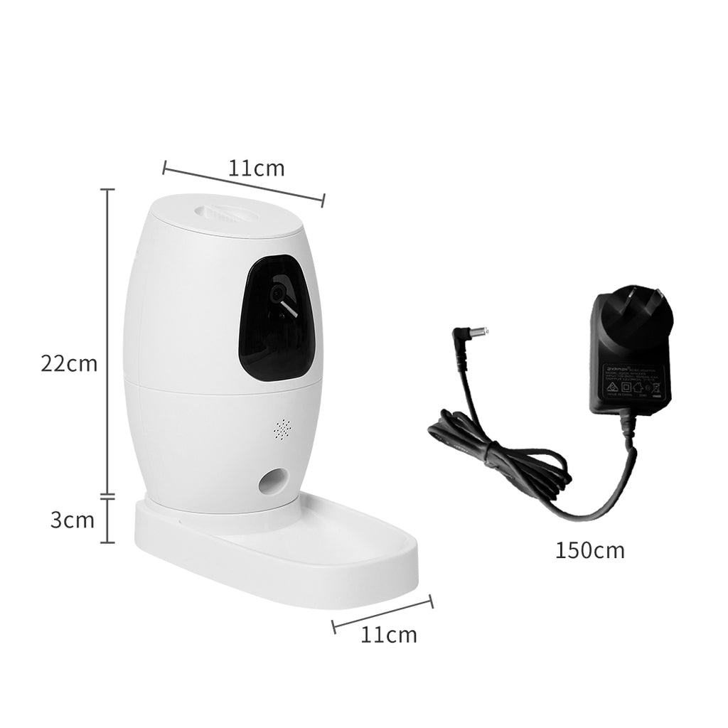 Smart Pet Feeder Camera Dog Cat Automatic Food Dispenser Portable Petkit Genuine Deals499