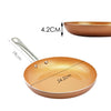Frypan Frying Pan Non Stick Stainless Steel Fry Pans Kitchen Cookware 24.2CM Deals499