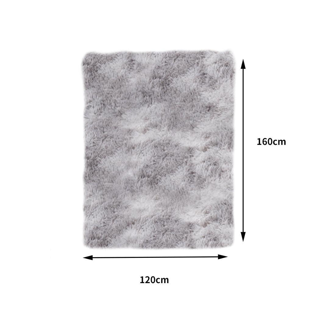 Floor Rug Shaggy Rugs Soft Large Carpet Area Tie-dyed Mystic 120x160cm Deals499