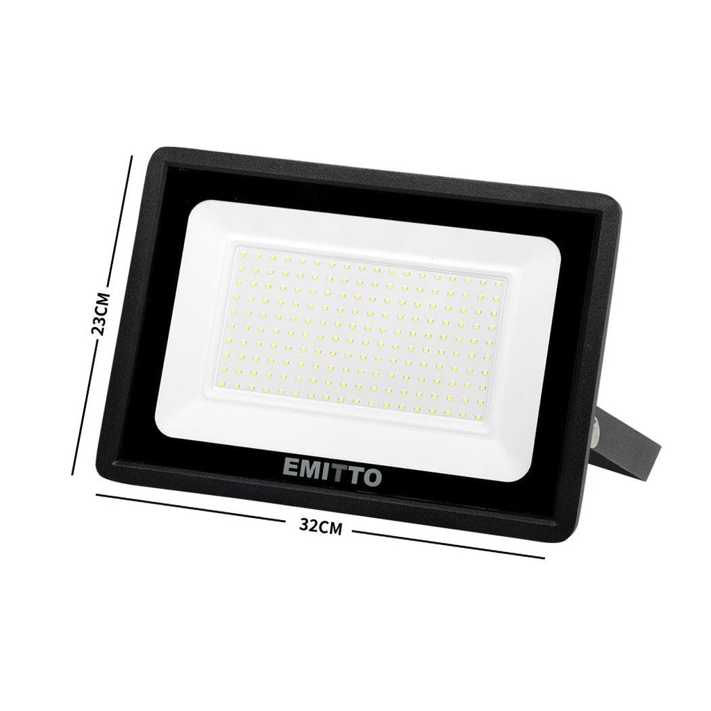 Emitto LED Flood Light 150W Outdoor Floodlights Lamp 220V-240V Cool White Deals499
