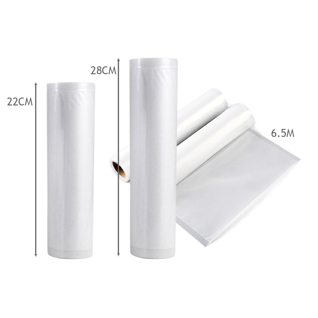 5 Rolls 22cm and 5 Rolls 28cm Commercial Grade Vacuum Food Sealer Bag Deals499
