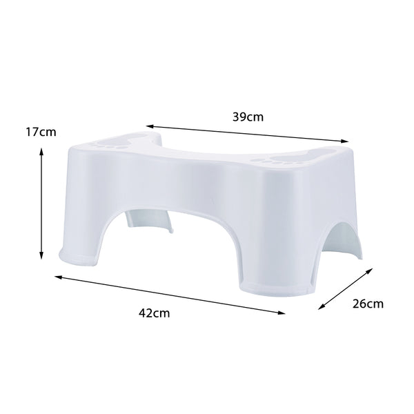 2x Toilet Step Stool Bathroom Potty Squat Aid for Constipation Relief Deals499