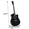 BoPeep 41 Inch Wooden Folk Acoustic Guitar Classical Cutaway Steel String w/ Bag Deals499