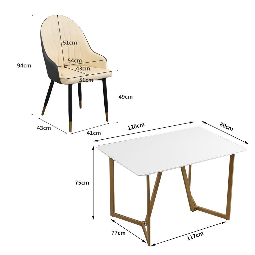 Dining Chairs And Table Set Setting 3 Piece Furniture Kitchen Steel French Chair Deals499
