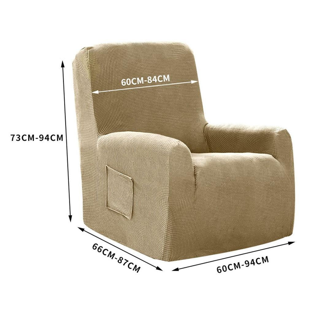Sofa Cover Recliner Chair Covers Protector Slipcover Stretch Coach Lounge Sand Deals499