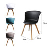 4Pcs Office Meeting Chair Set PU Leather Seats Dining Chairs Home Cafe Retro Type 1 Deals499