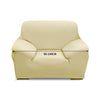 Easy Fit Stretch Couch Sofa Slipcovers Protectors Covers 1 Seater Cream Deals499