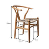 Set of 2 Dining Chairs Rattan Seat Side Chair Kitchen Wood Furniture Oak Deals499
