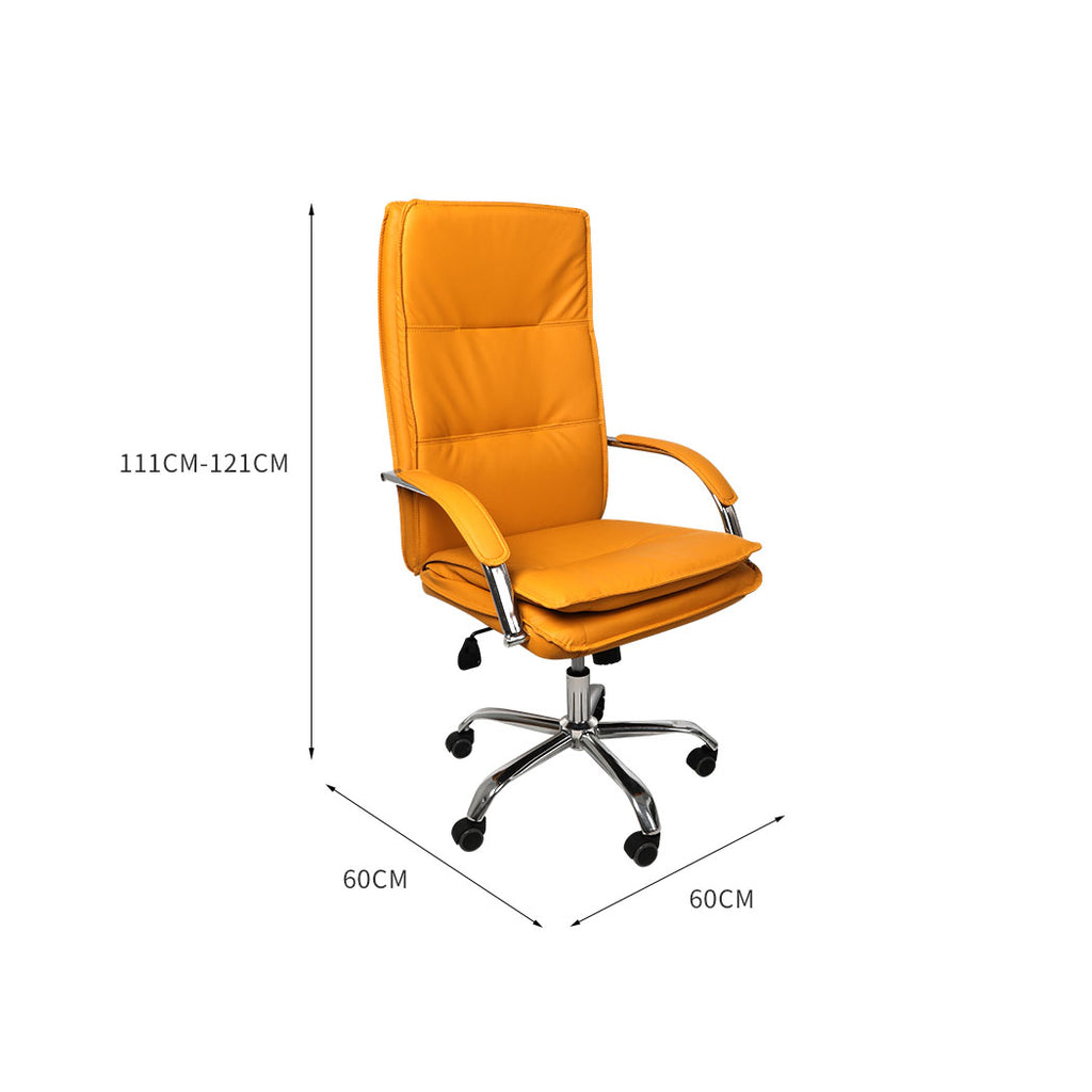 Office Chair Gaming Chairs Racing Executive PU Leather Seat Executive Computer Ginger Deals499