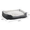 PaWz Pet Bed Mattress Dog Cat Pad Mat Puppy Cushion Soft Warm Washable 2XL Grey Deals499