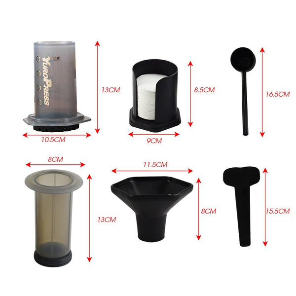 Expresso Coffee Maker Kit Presses with 350 Filters Coffee Presser Filter Deals499