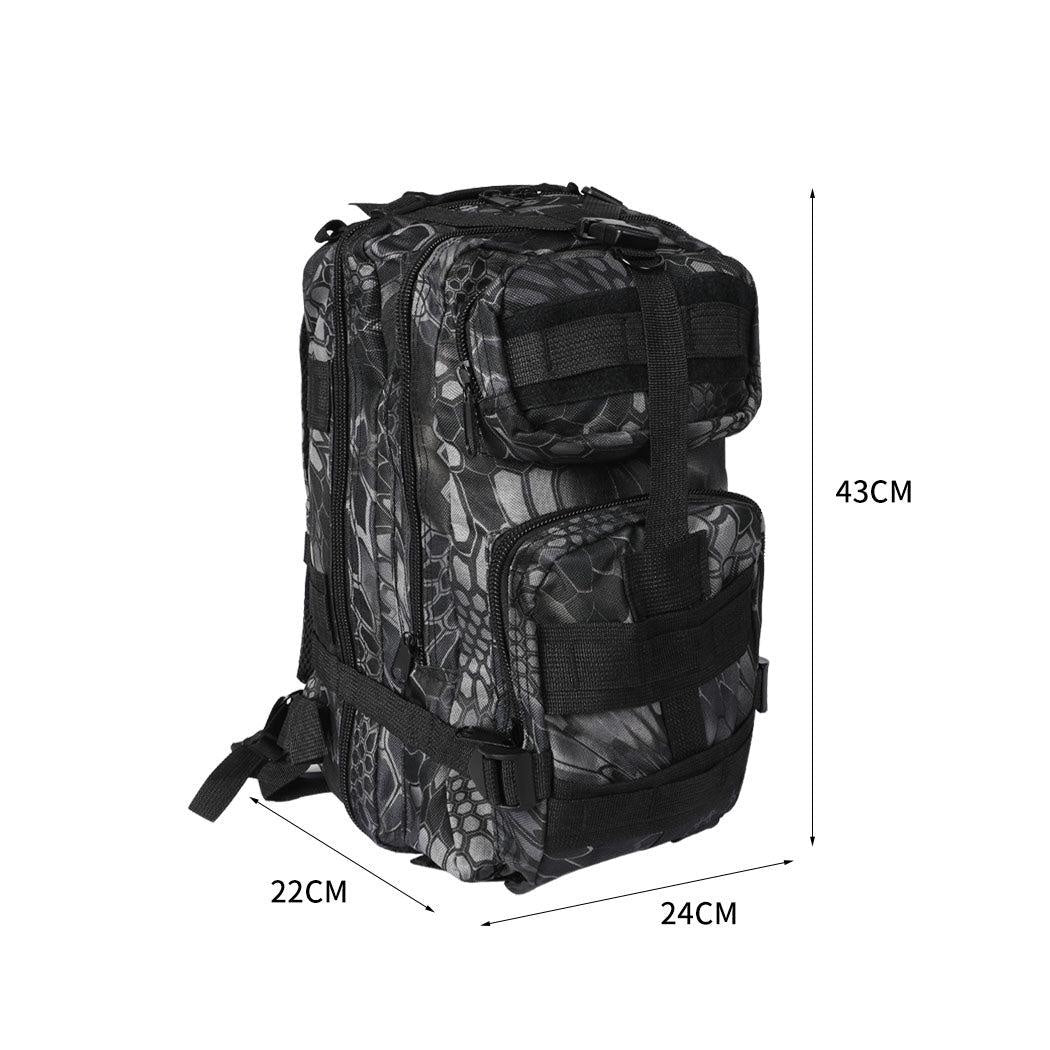 30L Military Tactical Backpack Rucksack Hiking Camping Outdoor Trekking Army Bag Deals499