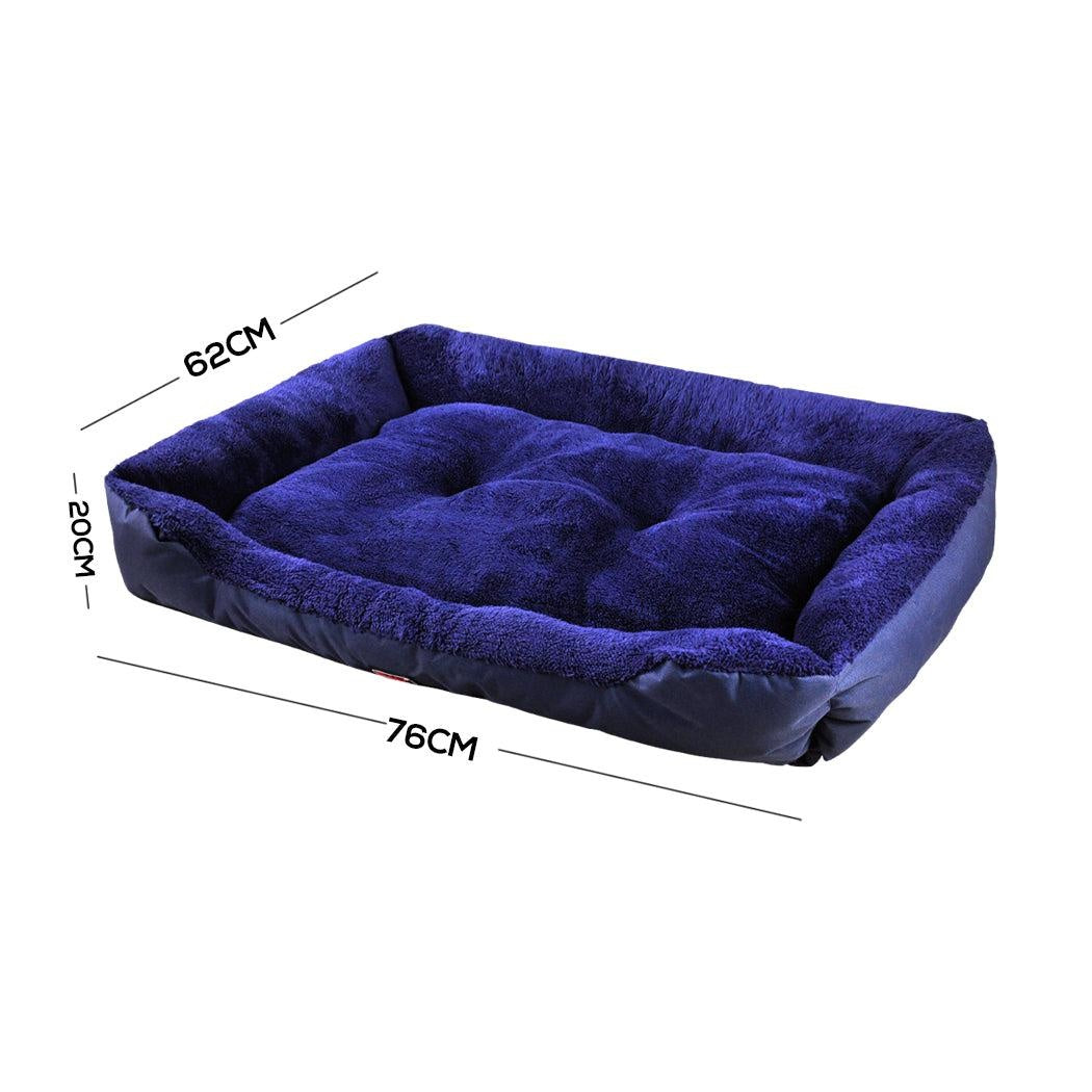 PaWz Pet Bed Mattress Dog Cat Pad Mat Cushion Soft Winter Warm Large Blue Deals499