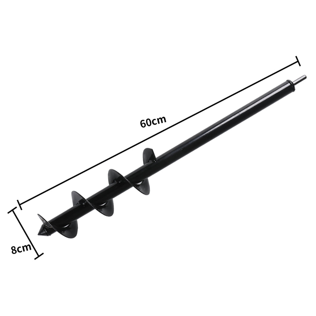 Garden Auger Drill Spiral Earth Bit Power Post Hole Digger Planter  ?80 x600mm Deals499