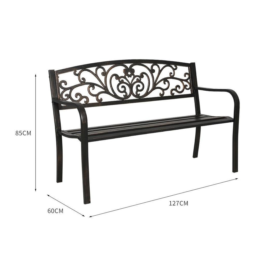 Garden Bench Seat Outdoor Furniture Cast Iron Patio Benches Seats Lounge Chair Deals499