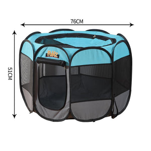 PaWz Dog Playpen Pet Play Pens Foldable Panel Tent Cage Portable Puppy Crate 30" Deals499