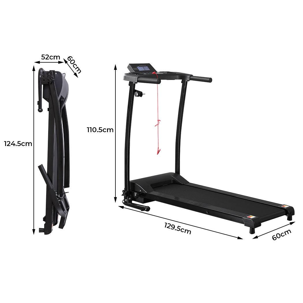 Electric Treadmill Home Gym Exercise Run Machine Walk Fitness Equipment Compact Deals499