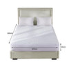 Dreamz Mattress Protector Topper Cool Fabric Pillowtop Waterproof King Single Deals499