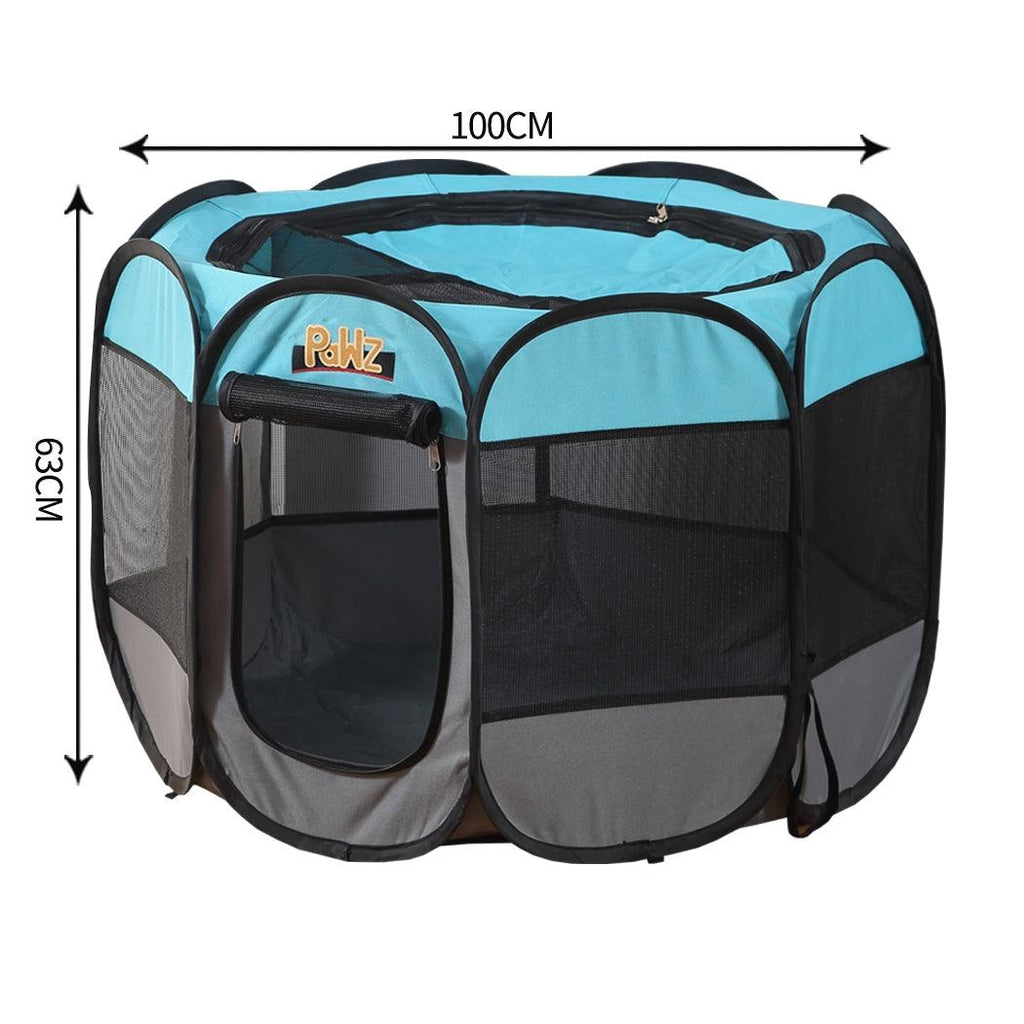 PaWz Dog Playpen Pet Play Pens Foldable Panel Tent Cage Portable Puppy Crate 42" Deals499