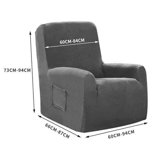 Sofa Cover Recliner Chair Covers Protector Slipcover Stretch Coach Lounge Grey Deals499