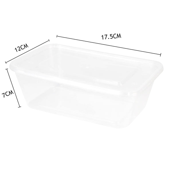 1000 Pcs 1000ml Take Away Food Platstic Containers Boxes Base and Lids Bulk Pack Deals499