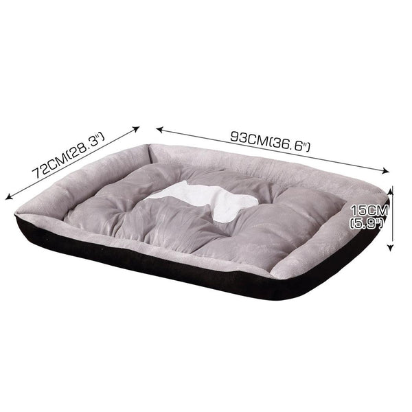 PaWz Pet Bed Dog Beds Bedding Mattress Mat Cushion Soft Pad Pads Mats XL Black Deals499