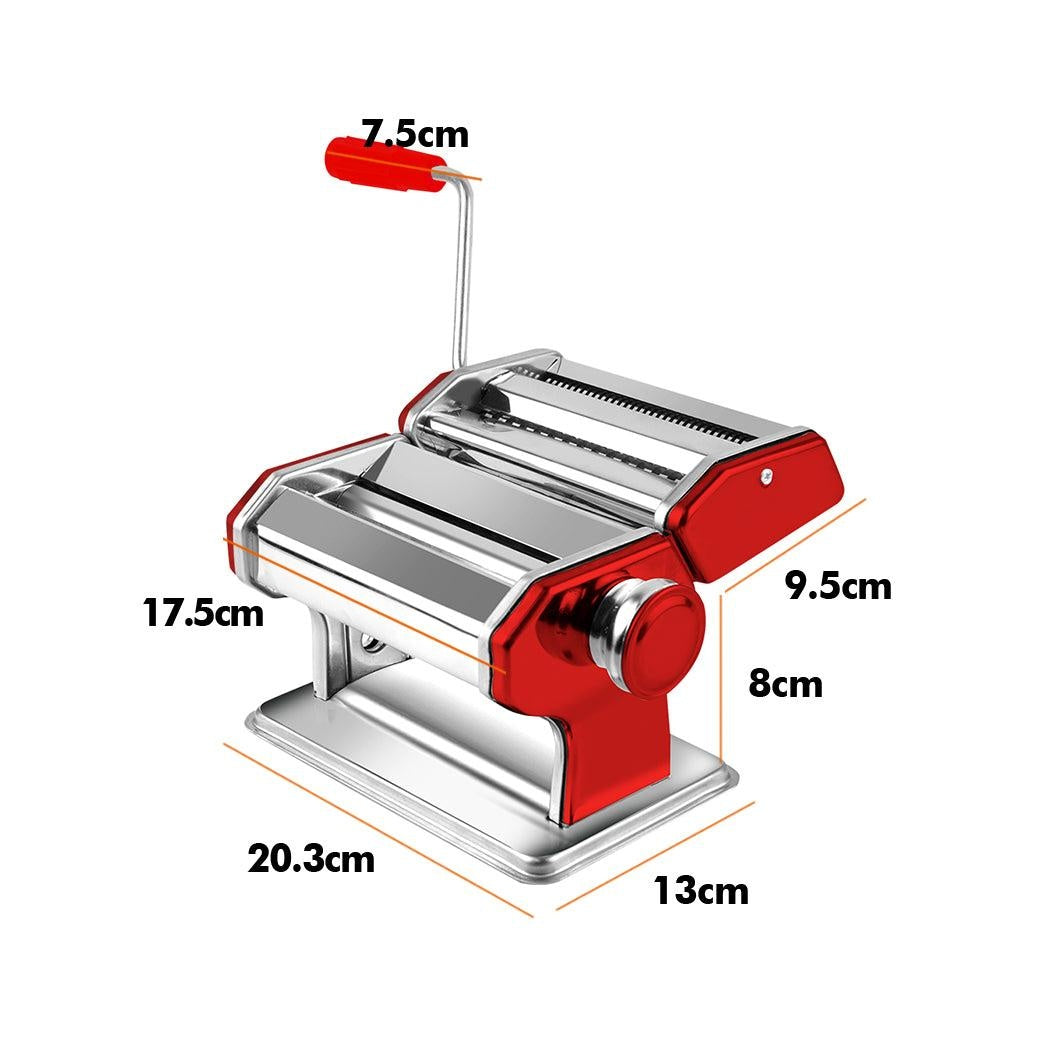 150mm Stainless Steel Pasta Making Machine Noodle Food Maker 100% Genuine Red Deals499