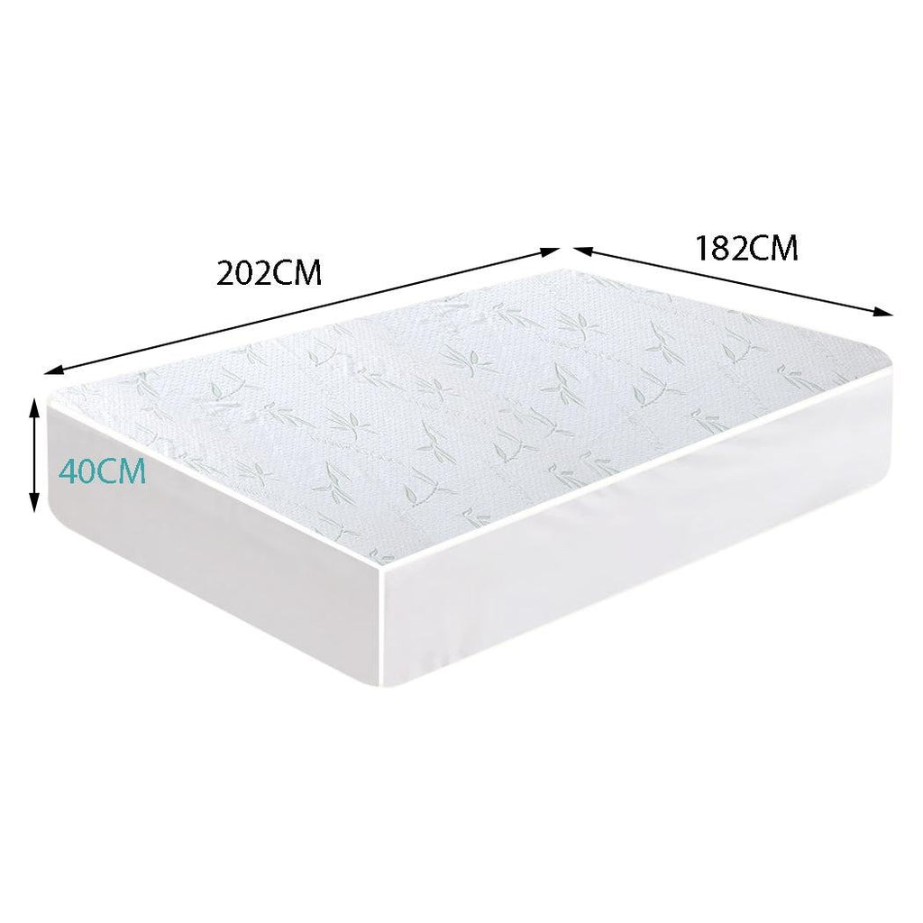 DreamZ Fully Fitted Waterproof Breathable Bamboo Mattress Protector King Size Deals499