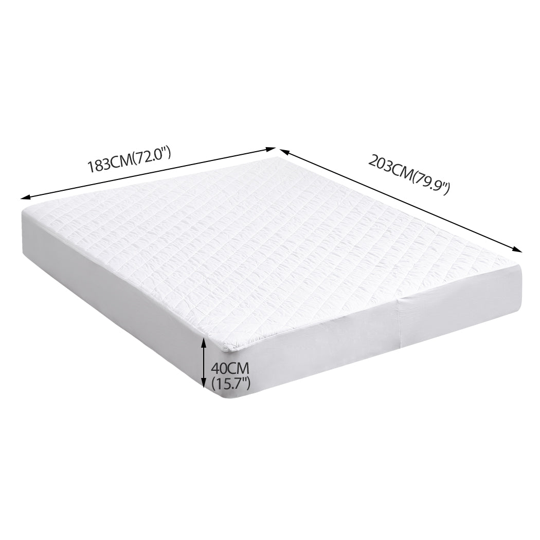 DreamZ Fully Fitted Waterproof Microfiber Mattress Protector in King Size Deals499