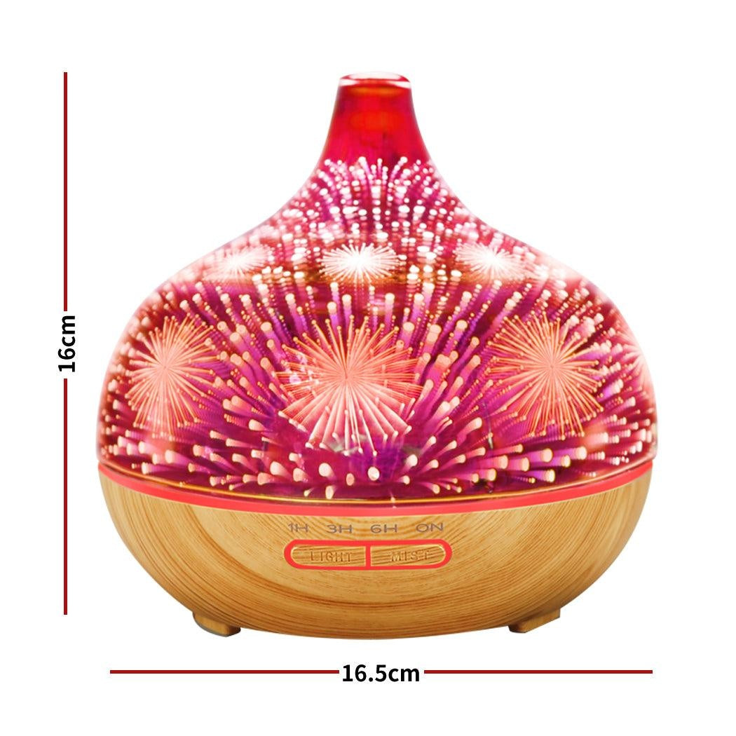 Aroma Diffuser Aromatherapy Ultrasonic 3D Air Humidifier Purifier Fireworks Deals499