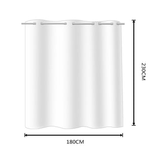 2x Blockout Curtains Panels 3 Layers with Gauze Room Darkening 180x230cm Sand Deals499