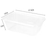 100 Pcs 1000ml Take Away Food Platstic Containers Boxes Base and Lids Bulk Pack Deals499
