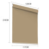 Modern Blockout Roller Blinds Curtain Full Sun Shading Room Tan 120cmx210cm Deals499