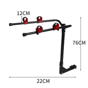 Car Bike Rack Carrier 2 Rear Mount Bicycle Foldable Hitch Mount Heavy Duty Deals499