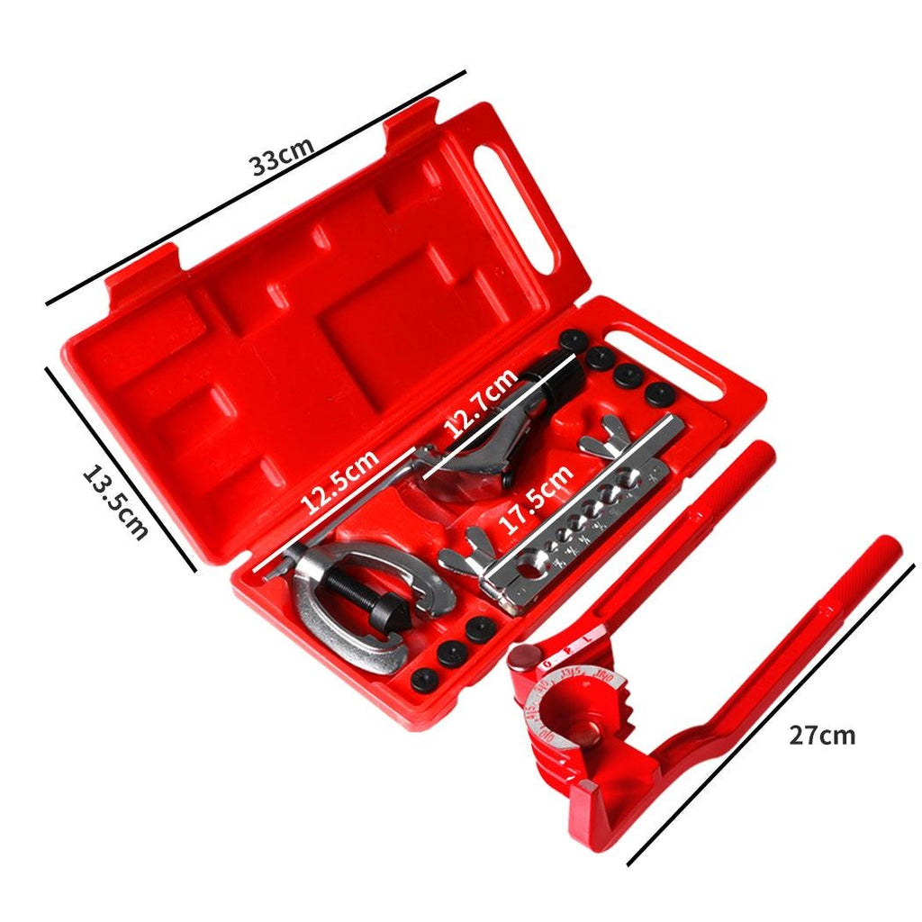 13pcs Flaring Tool Refrigeration Eccentric Cone Copper Pipe Cutter Pipe Bender Deals499
